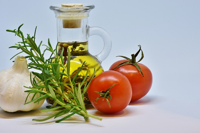 kvalitní olivový olej v kuchyni